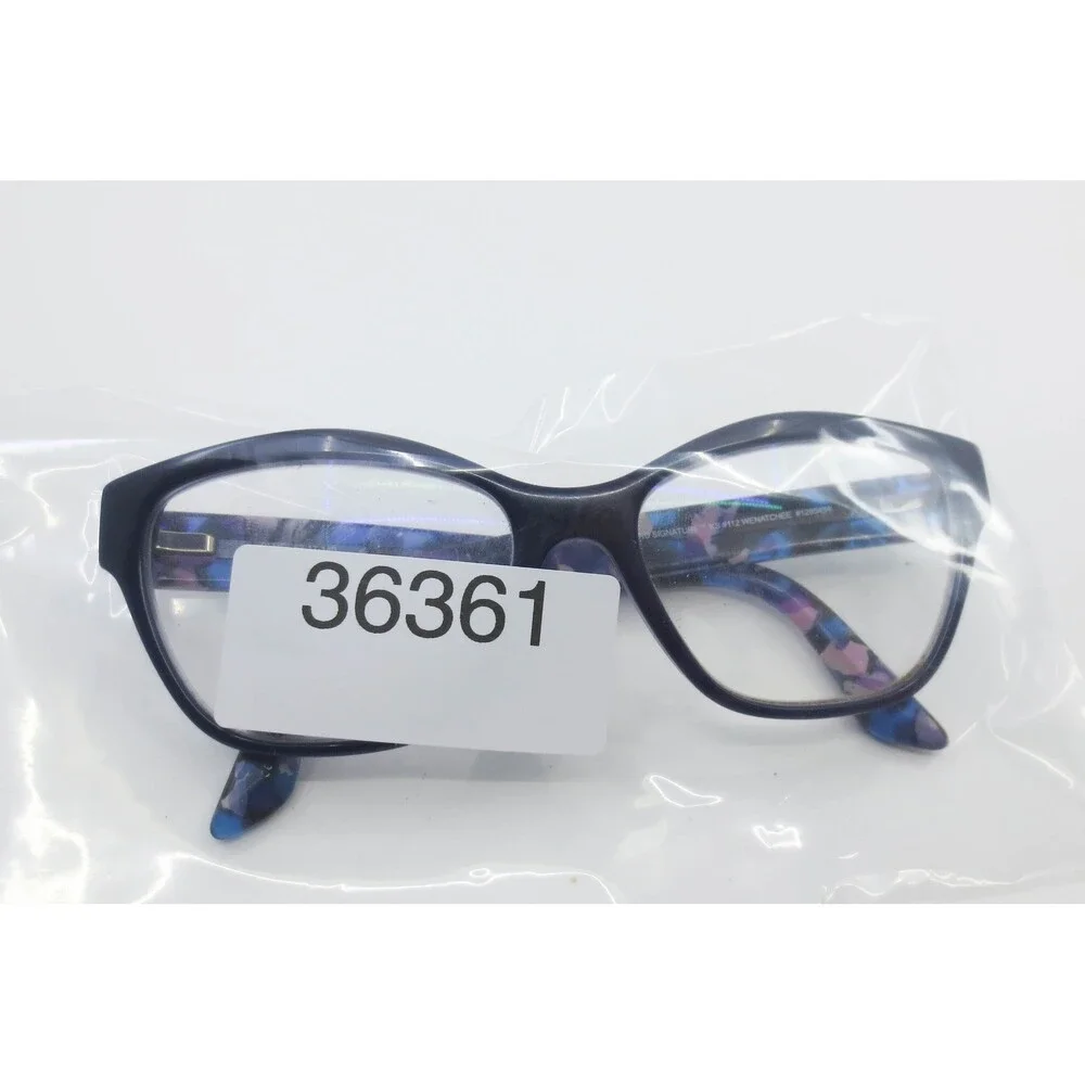 Kirkland Signature KS #112 Wenatchee Blue Tortoise Cat Eye Eyeglasses 53-17-140